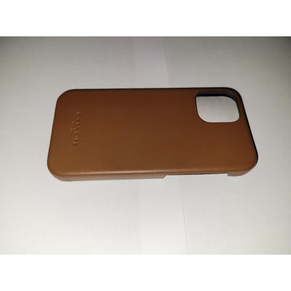 Coach - Leather Slim Protective Case for iPhone 12 Mini 5.4" - Brown - Picture 5 of 6